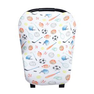 Copper Pearl Sports-Themed Multi-Use Baby Car Seat Cover